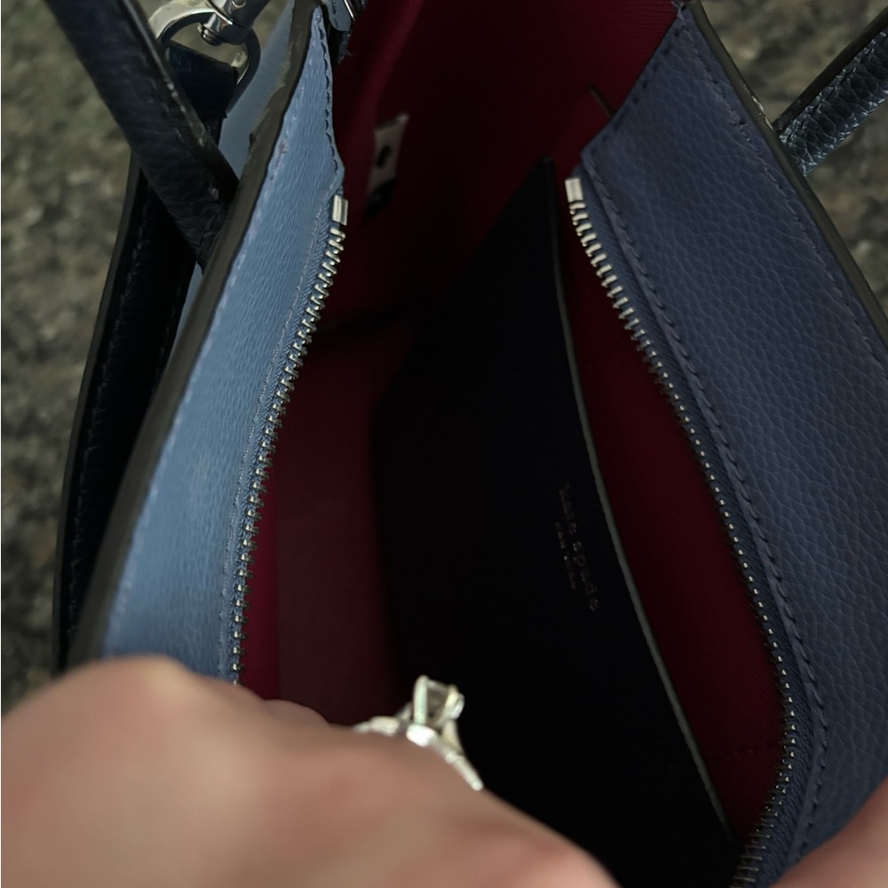 kate spade ♠️ Navy and Slate 2 Way Crossbody Bag with Hangtag - Picture 4 of 6